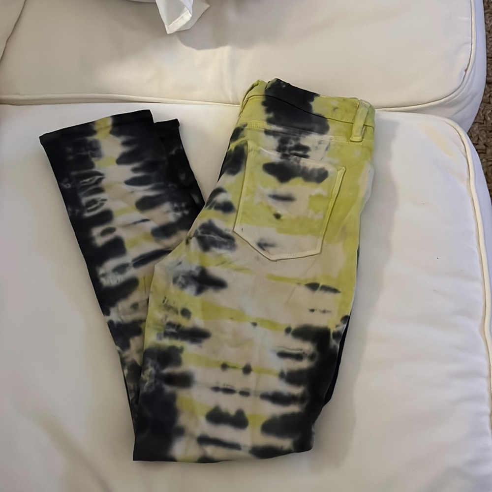 Hudson Holly High Rise Tye Dye Skinny Jeans - Picture 5 of 5